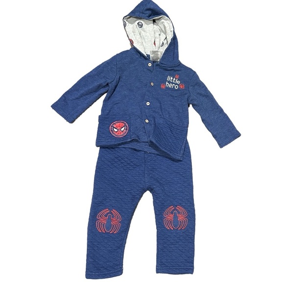 Marvel Other - MARVEL Marvel Spiderman Toddler Boy 2-Piece Matching Set Sweatpants size: 18 mon